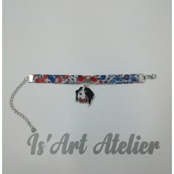 bracelet-fantaisie-liberty-bouvier-bernois-bleu-rouge@isartatelier