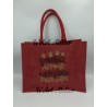 Cabas en toile de jute personnalisable