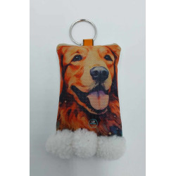 porte-cle-en-toile-deperlant-golden-retriever@isartatelier