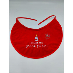 Bavoir avec liens personnalisable pour chien