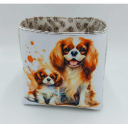 panier-lingettes-demaquillantes-cavalier-king-charles@isartatelier