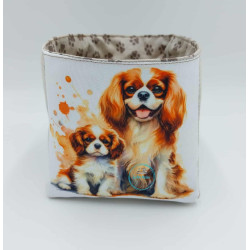 panier-lingettes-demaquillantes-cavalier-king-charles@isartatelier