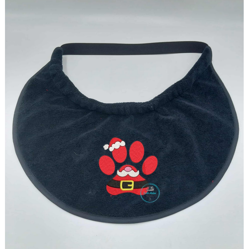 bavoir-papatte-de-noel-avec-elastique-pour-chien@isartatelier bavoir-papatte-de-noel-avec-elastique-pour-chien@isartatelier