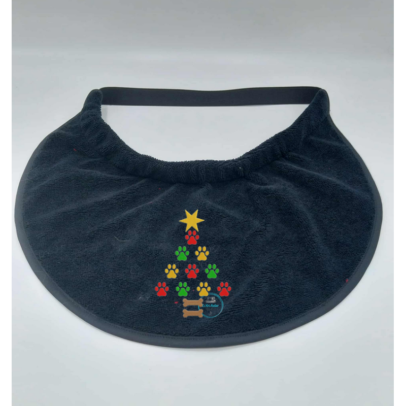 bavoir-sapin-papattes-de-noel-avec-elastique-pour-chien@isartatelier bavoir-sapin-papattes-de-noel-avec-elastique-pour-chien@isartatelier
