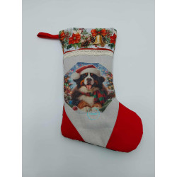 chaussette-de-noel-bouvier-bernois-bonnet-et-echarpe@isartatelier